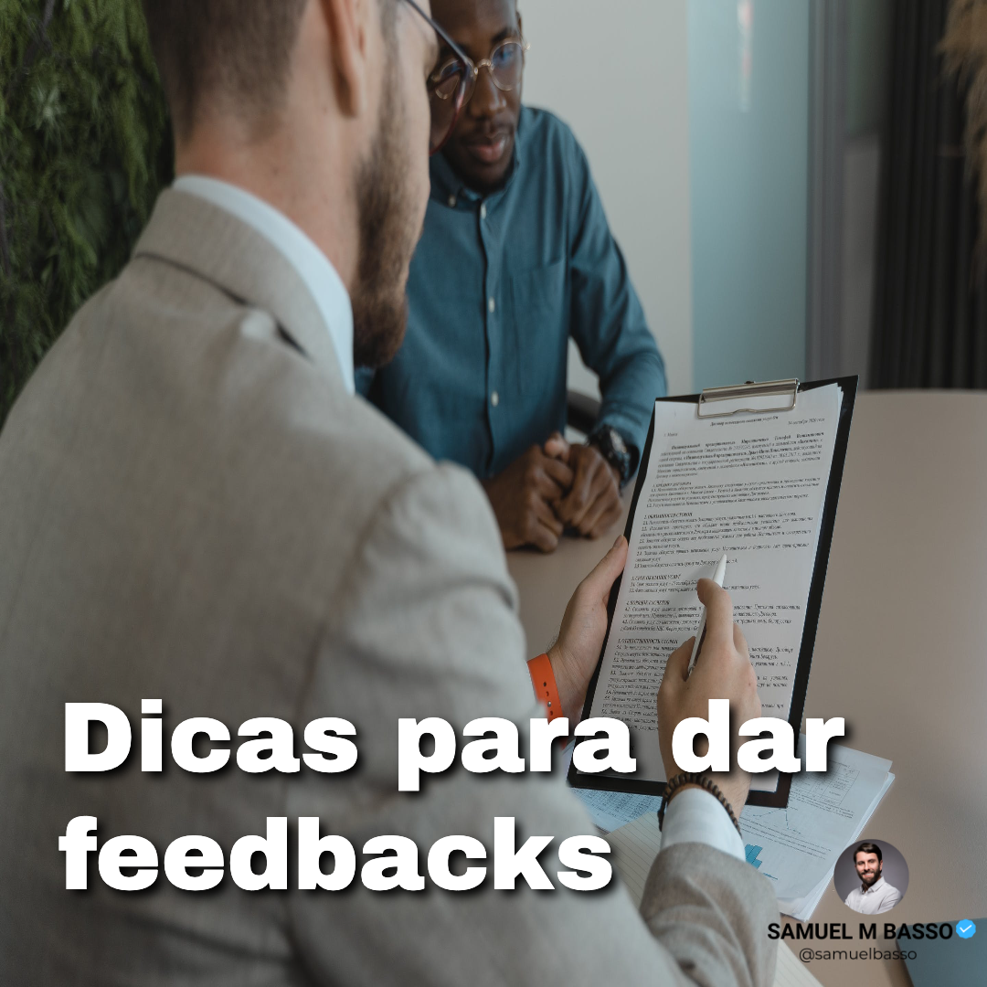 Você está visualizando atualmente Dicas para dar feedbacks